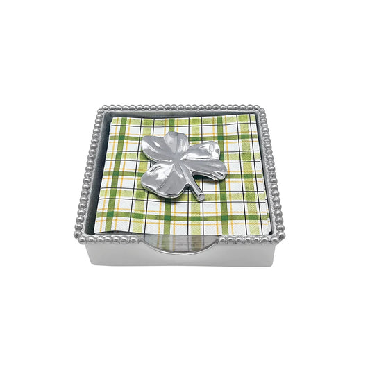 Shamrock Beaded Napkin Box Set