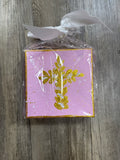 Pink Cross Art 6x6