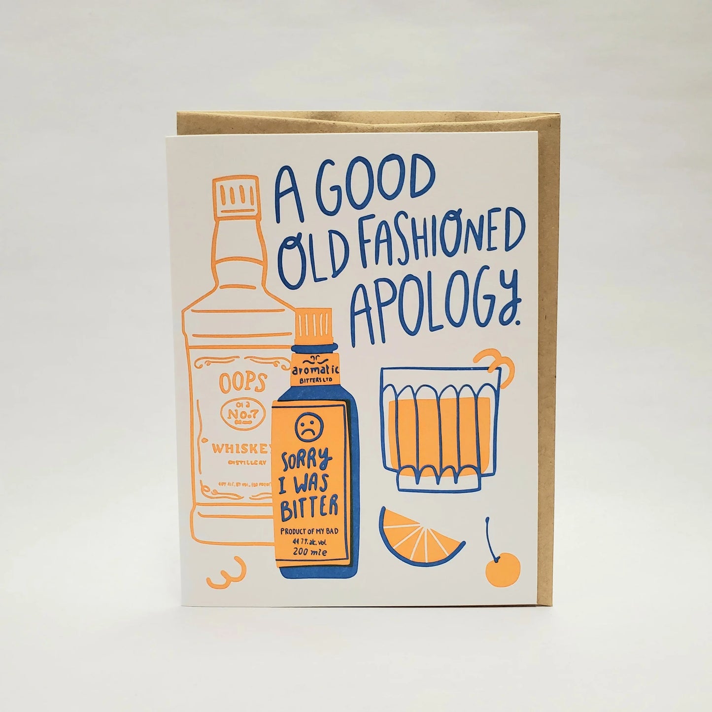 Old Fashioned Apology Card