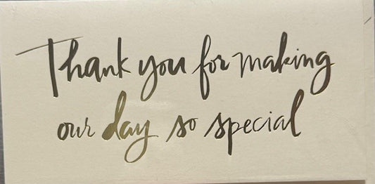 Wedding Thank You Card