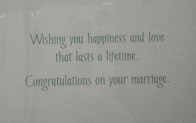 Flowers Wedding Card