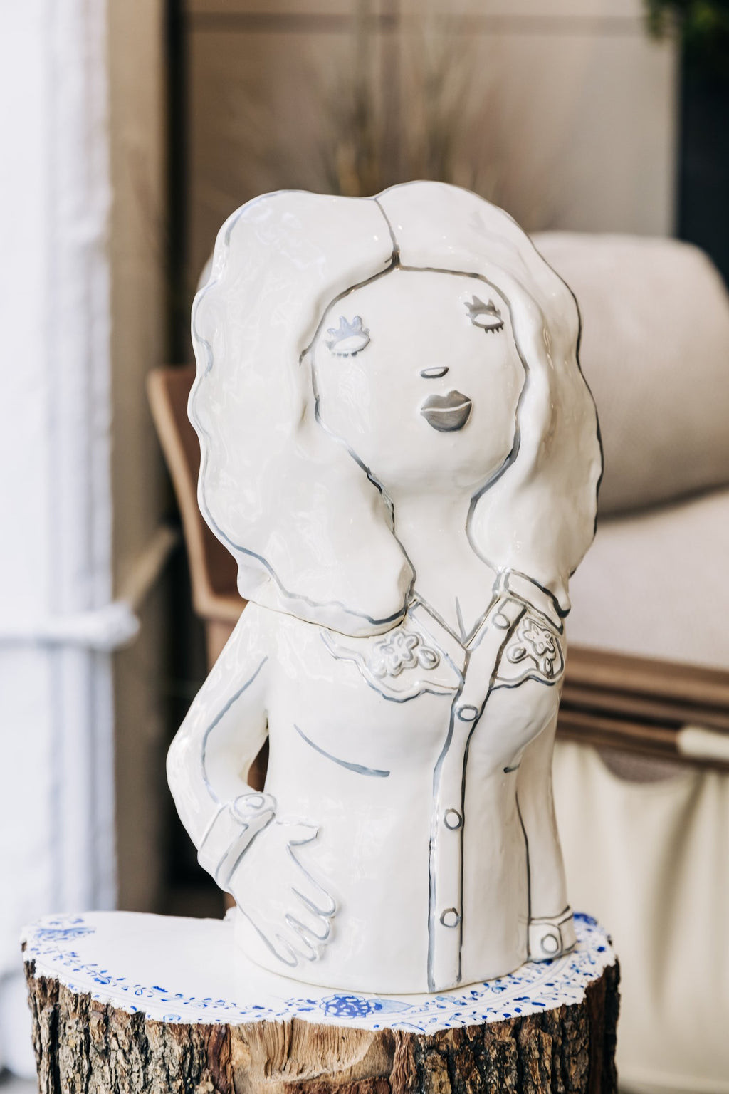 Dolly Cookie Jar