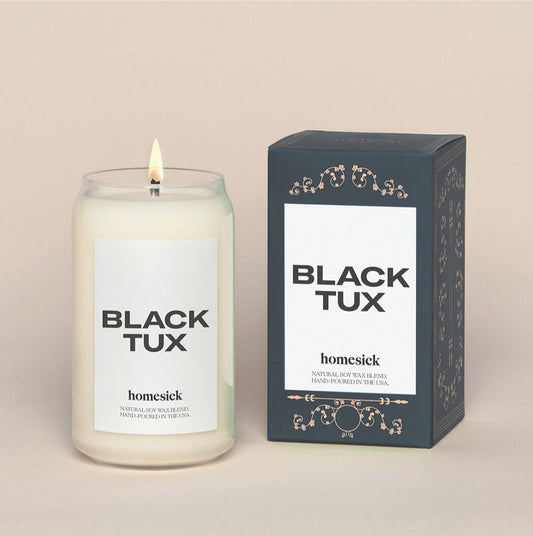 Black Tux Candle