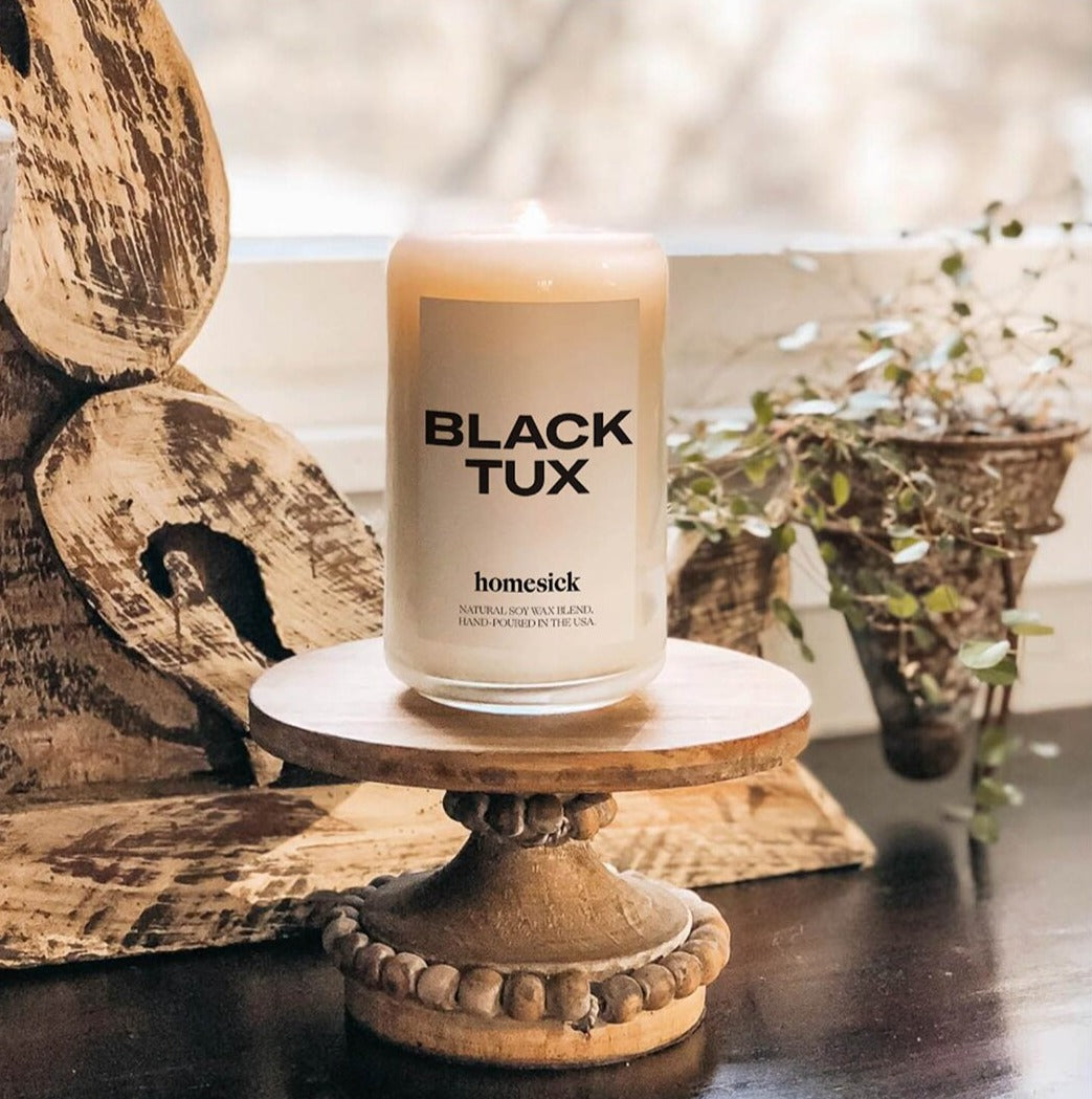 Black Tux Candle