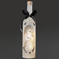 Lighted Bottle of Boos with Three Ghosts