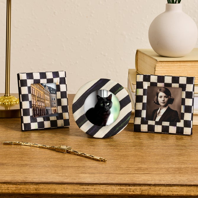 Courtly Fabric Frames, Set of 3