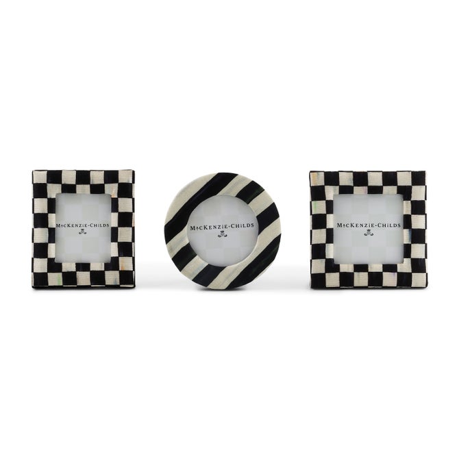 Courtly Fabric Frames, Set of 3
