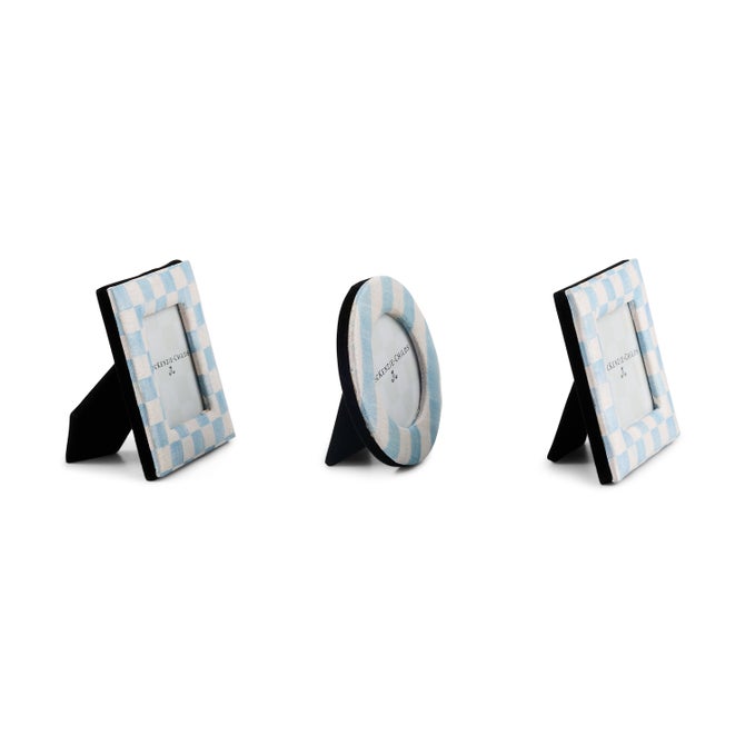 Sky Fabric Frames, Set of 3
