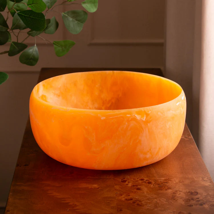 Sorbet Large Round Bowl Tangerine