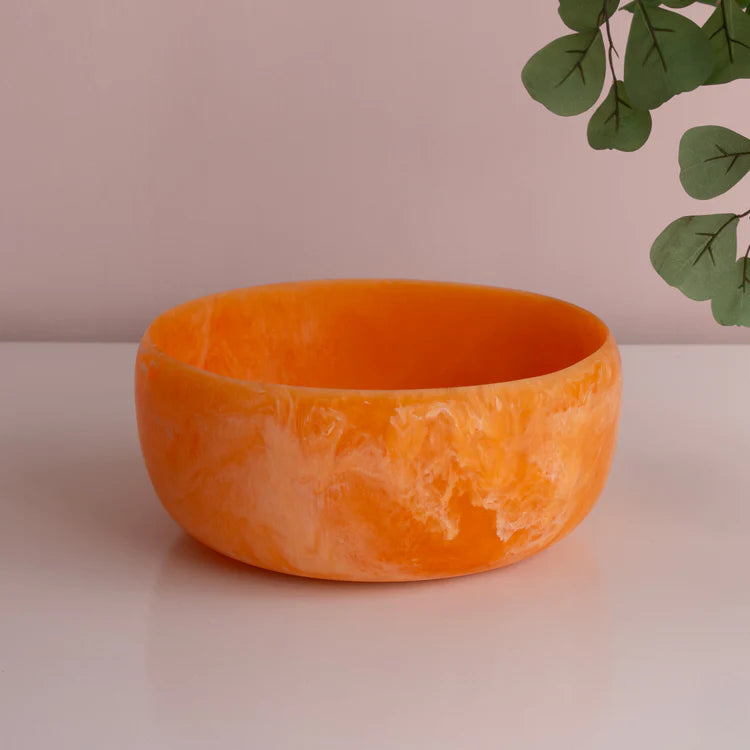 Sorbet Large Round Bowl Tangerine