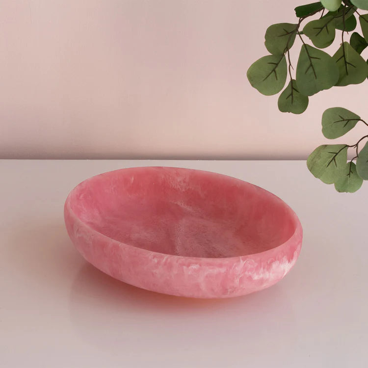 Sorbet Large Oval Bowl Raspberry