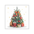 Decorated Christmas Tree • Beverage Napkins