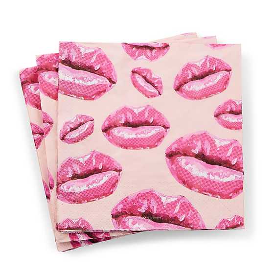 Kiss Me Dinner Paper Napkins