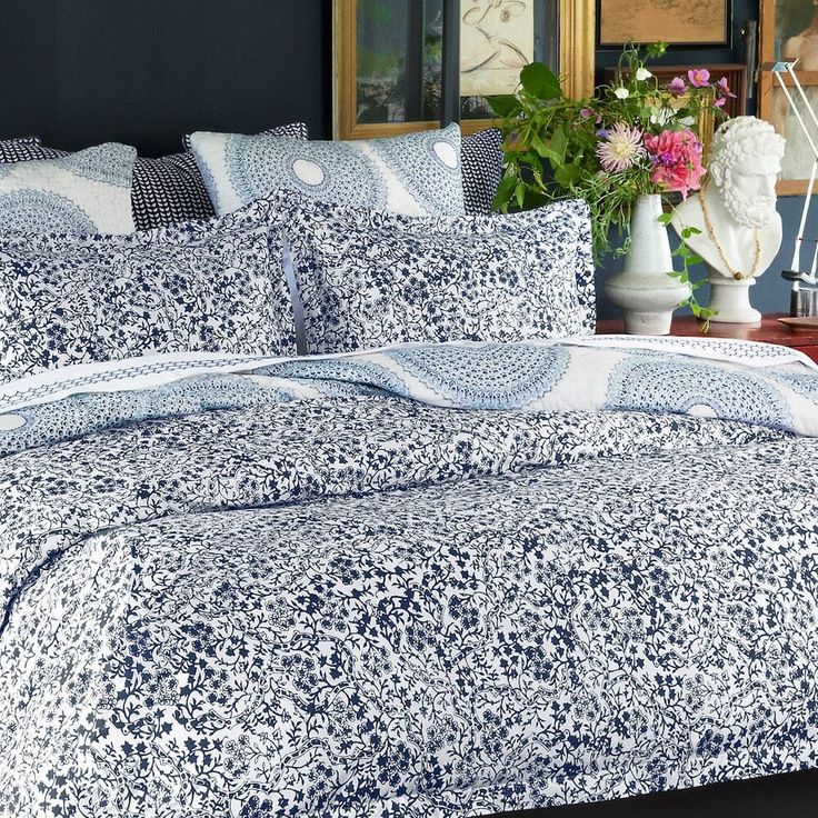 Ira Indigo Organic Duvet King
