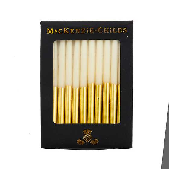 Hanukkah Gold Candle Set