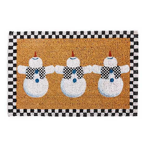 Dancing Snowman Entrance Mat