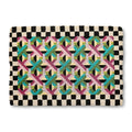 Multi Color Lattice Entrance Mat