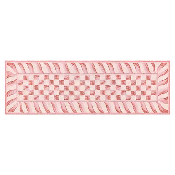 Rosy Check 2'6" x 8' Rug