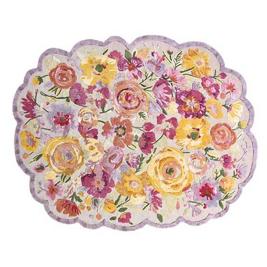 Scalloped Flower Meadow 8' x 10' Rug
