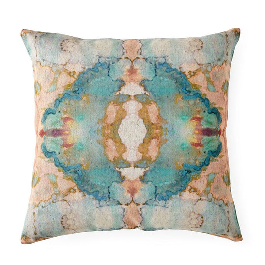 Spectrum Pillow - Blush/Aqua