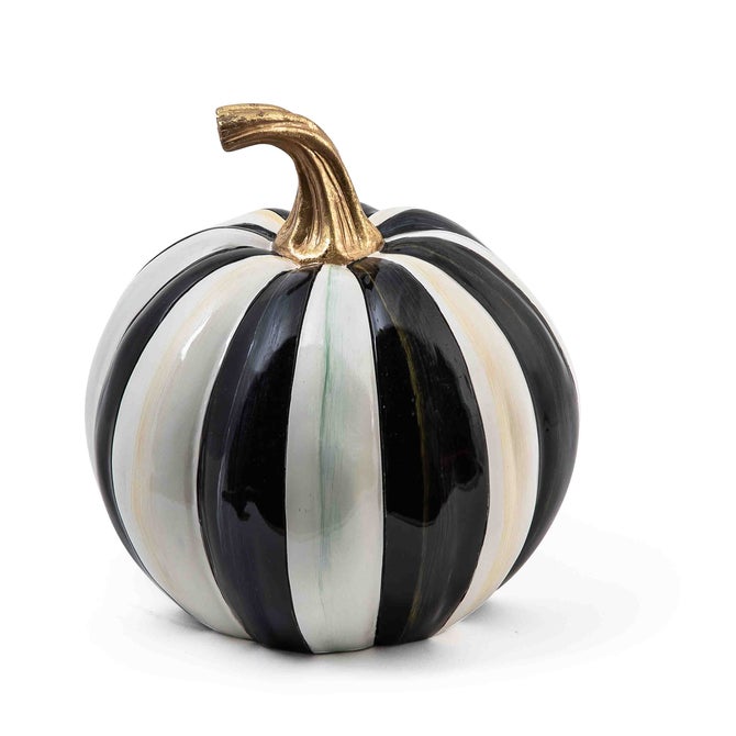 Courtly Stripe Glossy Small Pumpkin - Thumbnail 2