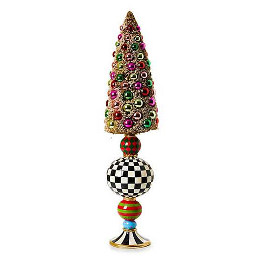 Granny Kitsch Large Bottle Brush Pedestal Tree