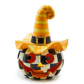 Illuminated Happy Jack Pumpkin with Yellow Hat