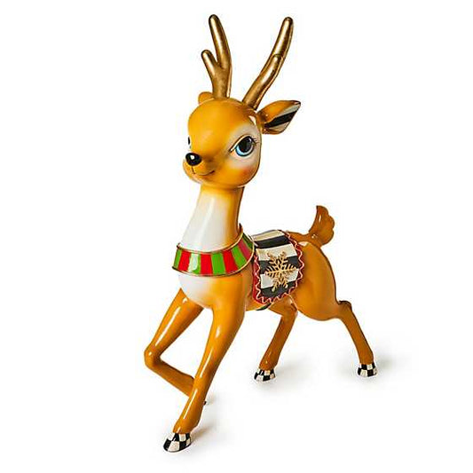 Granny Kitsch Stripe Trophy Deer