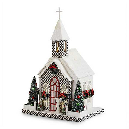 Cozy Christmas Illuminated Paper Church