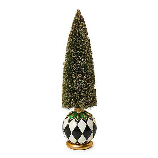 Emerald Luxe Large Illuminated Bottle Brush Tree