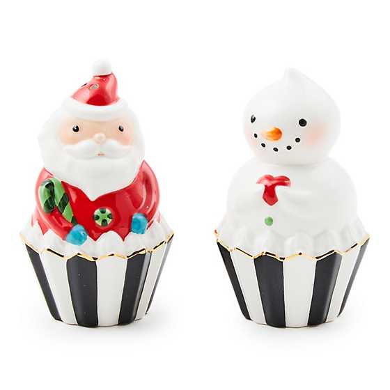 Bake Shop Santa & Snowman Salt & Pepper Set