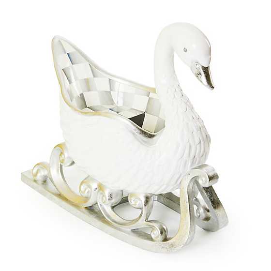 Crystal Palace Swan Sleigh Figurine