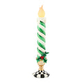 Check It Out Green Illuminated Retro Candle