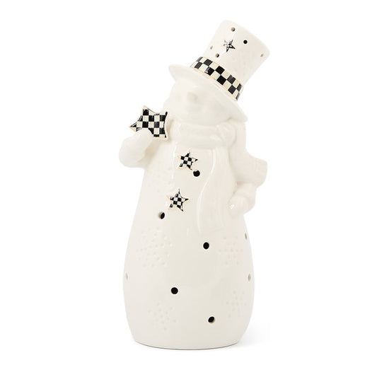Courtly Noel Illuminated Snowman