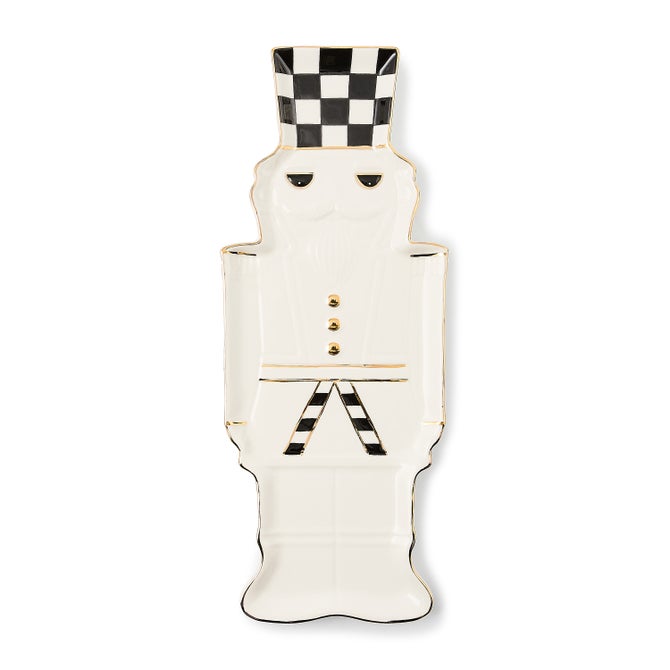 Courtly Noel Nutcracker Cookie Plate