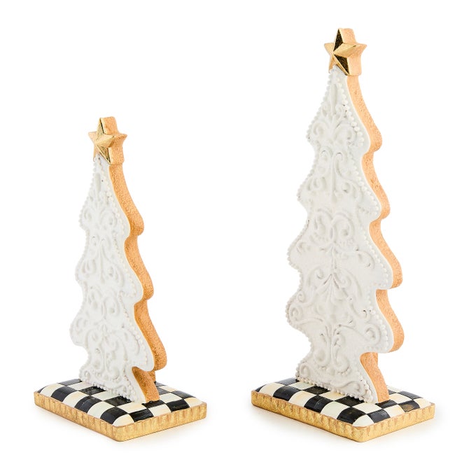 Gingerbread Small Trees, Set of 2