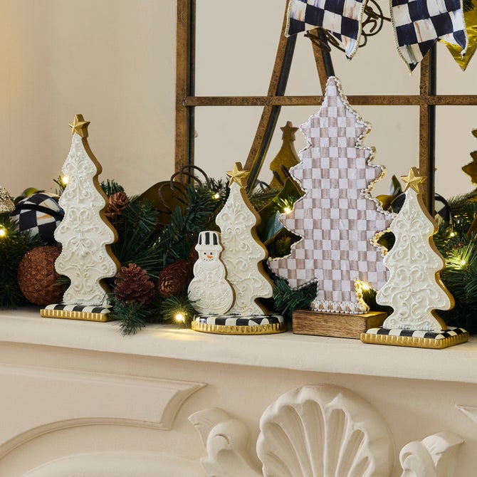 Gingerbread Small Snowman Tree - Thumbnail 4