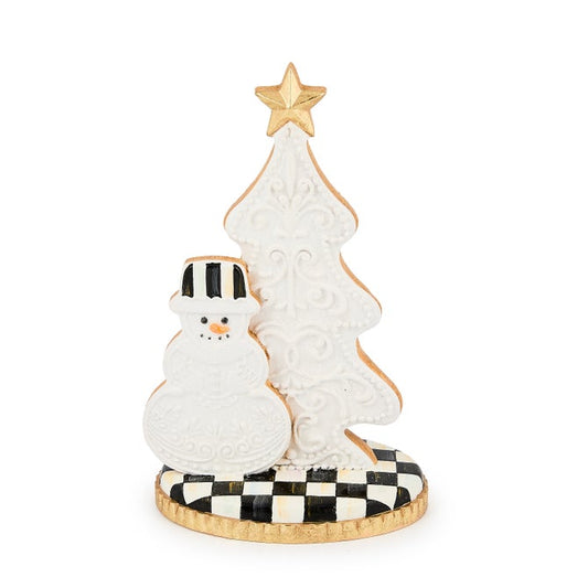 Gingerbread Small Snowman Tree