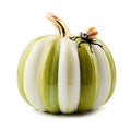 Fergal's Friend Spider on Small Moss Stripe Pumpkin