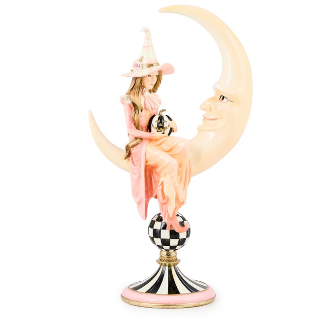 Hocus Pocus Witch on Moon Figurine - Thumbnail 2