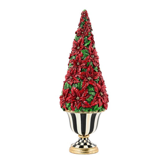 Illuminated Poinsettia Tree