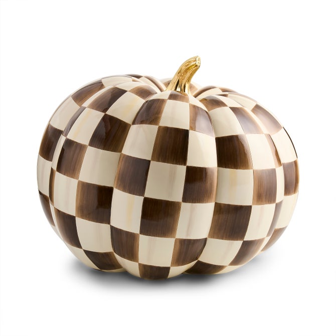 Chocolate Check Jumbo Pumpkin