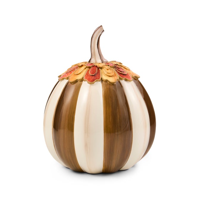 Harvest Glow Chocolate Stripe Pumpkin