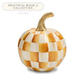Amber Check Mini Pumpkin