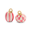 Bubblegum Check and Stripe Petite Pumpkins, Set of 2
