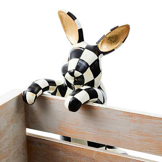 Courtly Check Bunny Fence Climber