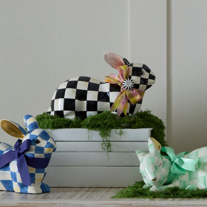 Courtly Check Resting Bunny