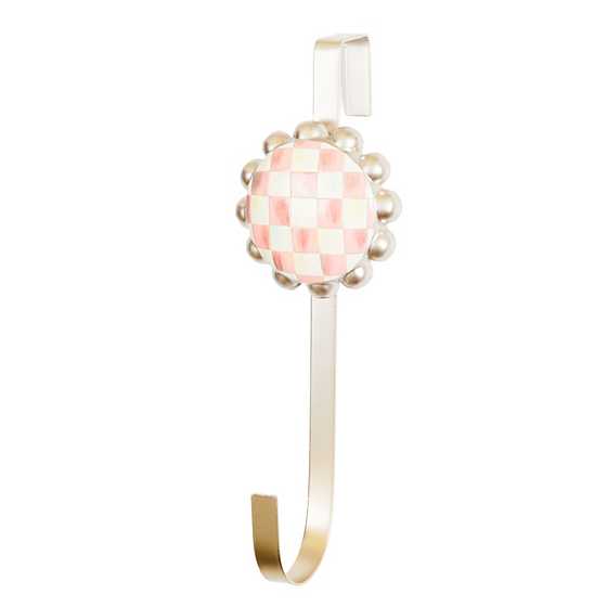 Rosy Check Wreath Hanger