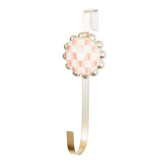 Rosy Check Wreath Hanger