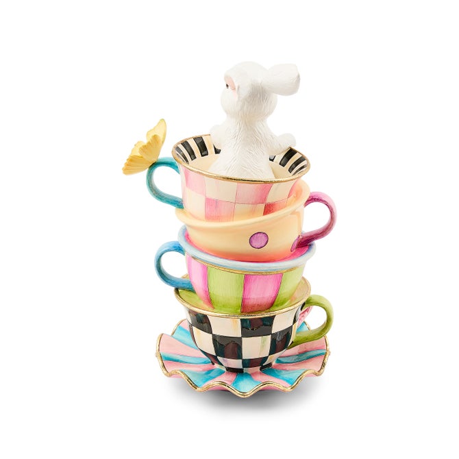 Frolic Spring Stacked Teacup Bunny